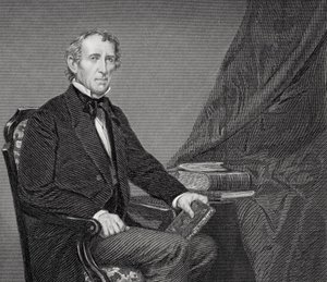 Ritratto di John Tyler (1790-1862) (dettaglio) da Alonzo Chappel